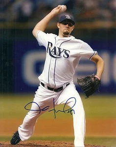 JASON HAMMEL TAMPA BAY RAYS SIGNED AUTO 8x10 PHOTO W/COA ACTION - Picture 1 of 1