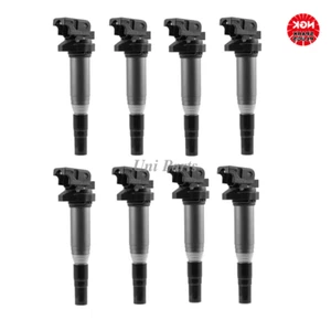 12137594935 For BMW 550i 650i 750i M5 X5 X6 X7 4.4L 8 pcs OEM NGK Ignition Coil - Picture 1 of 6