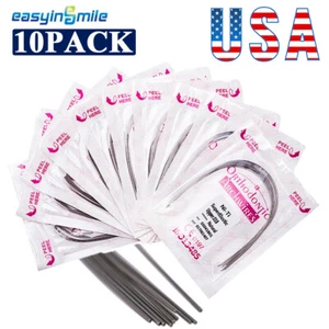 100pc Orthodontic Brace Teeth Wire Dental NITI Arch Wire U/L 012/014/016/018/020 - Picture 1 of 9
