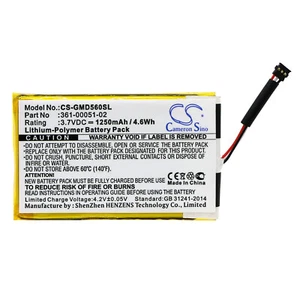 Batterie 1250mAh type 361-00051-02 EF34EF38F00HV Pour Garmin Nuvi 2450 2545 - Photo 1/5