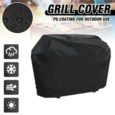 BBQ Cover Barbecue Grill Protector Heavy Duty Waterproof Outdoor S/M/L/XL NEW UK