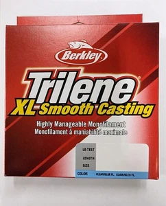 Trilene Fishing Line XL Smooth Casting ~ Clear/Blue Fl. ~ CHOOSE LINE WEIGHT - Picture 1 of 11