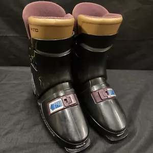 Salomon 425 HTC schwarz Skistiefel 320 - 325 Größe 25,5 Unisex lila schwarz verstellbar - Bild 1 von 16