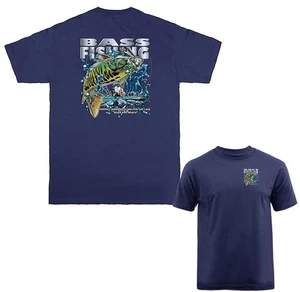 Weekend Bass Battle Angeln Outdoor Sport T-Shirt - Bild 1 von 17