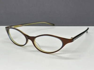 Monturas de gafas Jean Lafont mujer redondas ovaladas marrón Bonjour borde completo Np Foto 1 de 4