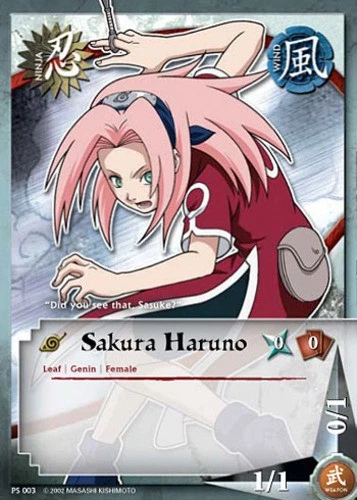 Sakura Haruno - PS-003 - Common - Gencon - E3 - Diamond Foil Promo Cards NM/LP - - Image 1 of 1