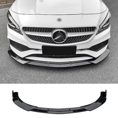 Frontlippe Spoilerlippe passend für Mercedes Benz CLA W117 C117 X117 2016-19 AMG - Bild 1 von 4