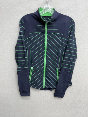 Chaqueta Lululemon Forme * Puños en tintero/tintero a rayas slalom talla 6 Foto 1 de 4