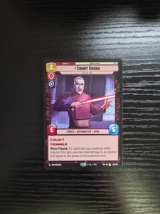 Star Wars Unlimited - Count Dooku - Fallen Jedi - Rare #138 - Picture 1 of 2