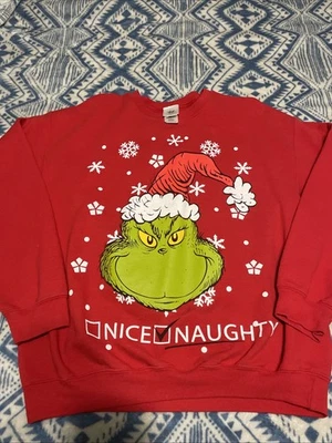 Sudadera The Grinch Traviesa Or Bonita Cuello Redondo Talla Grande Foto 1 de 3