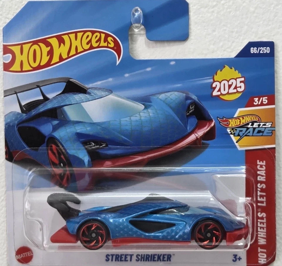Hot Wheels - Street Shrieker - Netflix - Hot Wheels Let's Race 2025 azul Foto 1 de 1