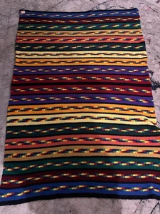 1979 Vintage Crochet Blanket 70x48 - Picture 1 of 6
