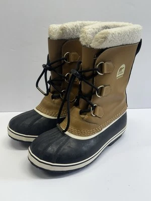 Sorel Waterproof Winter Carnival Snow Boots Womens Size 7 Carmel Brown - Image 1 of 4