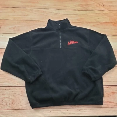 Pullover Disney Adventures Para Hombre Grande Negro Rojo Vellón Cuarto Cremallera Timberline Foto 1 de 4
