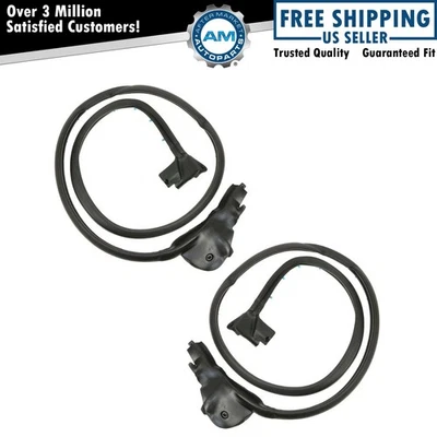Door Seal Rubber Weatherstrip Pair for 84-89 Chevy Corvette - Image 1 of 2