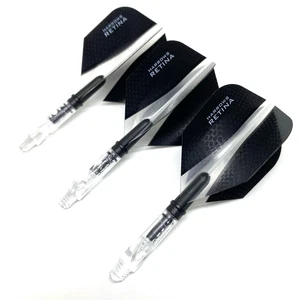 Gradas Carbono 360 Potencias de Dardo + Kit de Accesorios Retina Flights (Ejes Cortos 35mm) - Imagen 1 de 8