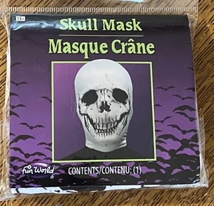 Divertido Mundo Halloween Horror Calavera Esqueleto Medias Máscara, Blanco, Talla Única - Imagen 1 de 4