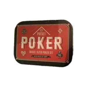 Paladone Pocket Poker Set With Magnetic Chips - Picture 1 of 3
