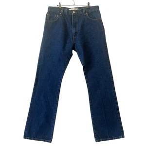 Levis 517 Bootcut Jeans Mens 36 X 34 Blue Denim Dark Wash - Picture 1 of 12