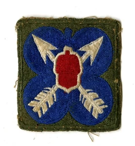 XXI Corps White Back Patch WWII Vintage France Germany Austria Europe - Picture 1 of 2