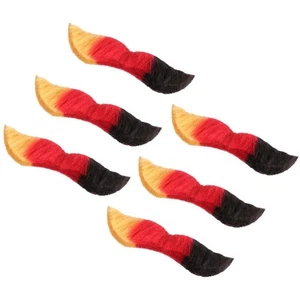 6 piezas Disfraz de barba falsa bandera nacional de Alemania para festival de carnaval - Imagen 1 de 11