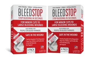 Polvo de primeros auxilios BleedStop™ para coagulación de la sangre, kit de trauma, anticoagulante Pat... - Imagen 1 de 8