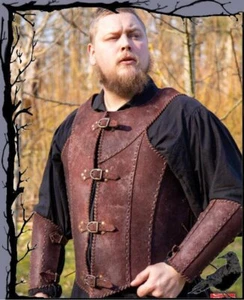 Armadura de cuero medieval Larp Ready for Battle veteranos Epic Armoury - Imagen 1 de 3