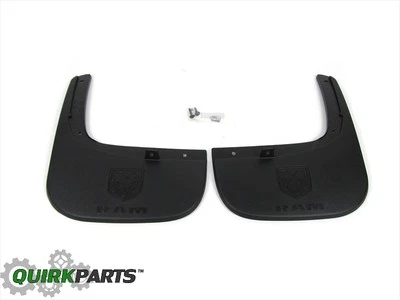 15-19 DODGE RAM PROMASTER CITY DELUXE PROTECTORES CONTRA SALPICADURAS MOLDEADOS TRASEROS FABRICANTE ORIGINAL NUEVO MOPAR Foto 1 de 4