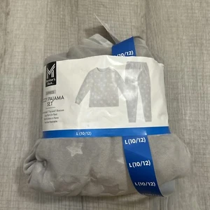 Member's Mark Girl's 2-Piece Long Sleeve Cozy Pajama Set Size Large 10/12 NEW - Picture 1 of 24