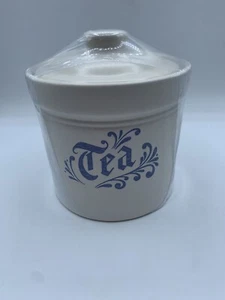 🫖Pfaltzgraff Yorktowne 1qt. Tea Canister with Lid  Vintage Made in the USA NEW - Picture 1 of 4