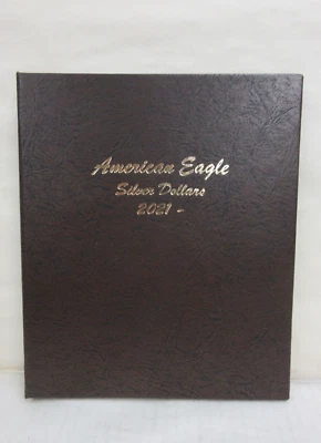 Álbum de monedas Dansco #7182 dólares American Silver Eagle a partir de 2021 sin pruebas Foto 1 de 4