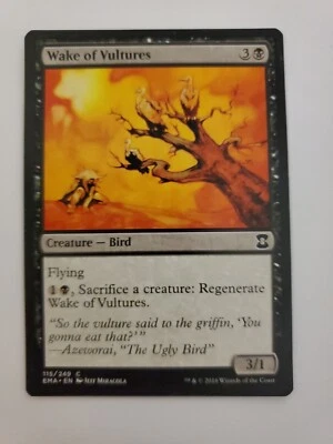 MTG Magic The Gathering Card Wake of Vultures Creature Bird Eternal Masters  - Image 1 of 2