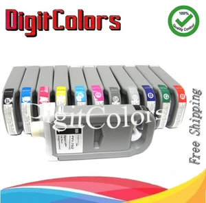 PFI-701& PFI-702 Compatible cartridges for Canon IPF 8100 9100- 12 Color Set - Picture 1 of 1