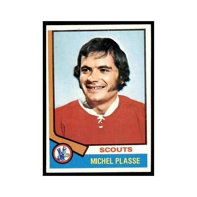 Michel Plasse 1974 Topps #257 Hockey Cards Hockey Card EX - Image 1 of 3