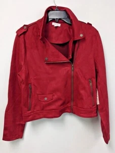 Tribal Biker Jacket, Ruby, Women's Large - Picture 1 of 3