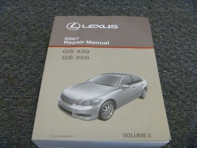 2007 Lexus GS430 GS350 тормоза подвески рулевого моста сервис ремонт руководство - Изображение 1 из 2