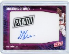 2019 Panini Father's Day Autograph #56 Shai Gilgeous-Alexander