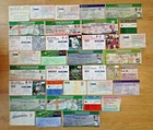 England Used Rugby Tickets 1954 - 2014