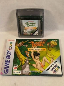 sympa jeux console vidéo Game boy color Nintendo ( jungle book + notice ) 1264 - Imagen 1 de 1