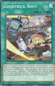YUGIOH CARD 3 X GHOSTRICK SHOT BACH-EN057 1ST EDITION - Picture 1 of 1
