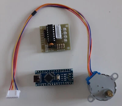 Kit Arduino : Moteur Pas à Pas + Carte N2003 + Carte Nano - Photo 1/4