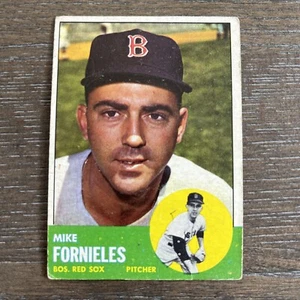 1963 Topps Baseball Card #28 Mike Fornieles - Picture 1 of 6