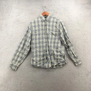 J.Crew Button Down Long Sleeve Shirt Mens M Multicolor Cotton Plaid Chest Pocket - Picture 1 of 18