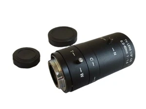 Manual IRIS ZOOM 6-60mm CS C Mount Lens for CCTV Microscope 1/3" CCD Chips - Picture 1 of 7