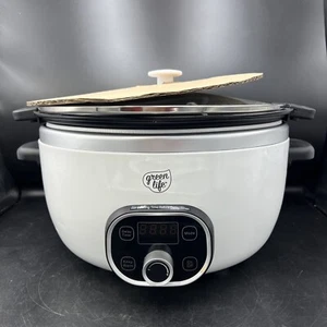 Greenlife 6 Qt Slow Cooker CC004773-001 - White ONE SIZE - Picture 1 of 9