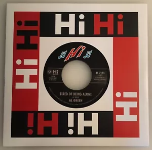 Al Green / Tired Of Being Alone & Get Back Baby / 2018 45 / Mint - Picture 1 of 5