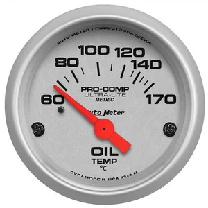 AUTO METER ULTRA-LITE 2 GAUGE: Oil Temperature Gauge 60-170C - Picture 1 of 2