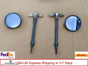 Kit de soporte de espejo de brazo ajustable para Jeep Willys 5" espejo vintage - Imagen 1 de 7