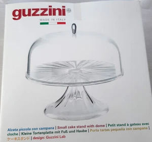 GUZZINI Alzata Vassoio Grande Dolce Tavola con Campana VERDE - nuovo con scatola - Foto 1 di 4