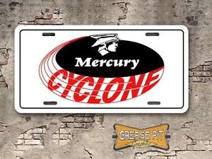 Mercury Comet Cyclone Booster License Plate White - Picture 1 of 1